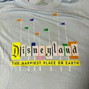 NWOT baby blue Disneyland T-shirt adult 3xl